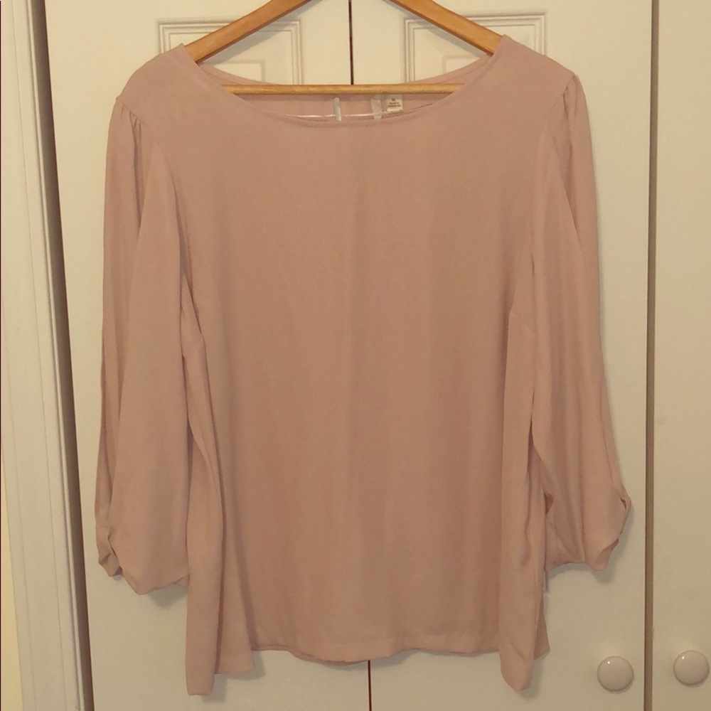 LC Lauren Conrad Blouse - Blush - Like New